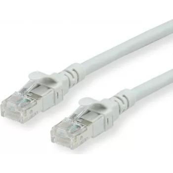 ROLINE - Cable de parcheo - RJ-45 (M) a RJ-45 (M) - 2 m - UTP - CAT 6 - libre de halógenos, moldeado, snagless - Gris (21.15.2502)