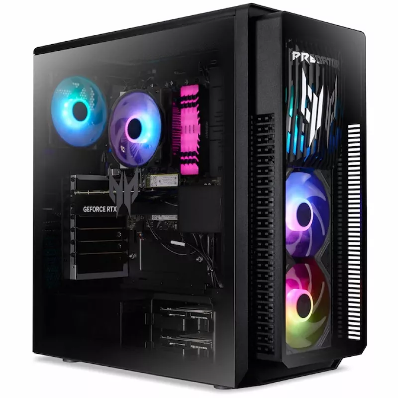 PC de sobremesa Acer Predator PO5-660 — Intel Core Ultra 7 265F, 64 GB DDR5, 4 TB SSD, NVIDIA GeForce RTX 5080, Windows 11 Home