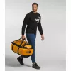 Bolsa de viaje The North Face Base Camp Duffel L 95 L poliéster negro, amarillo