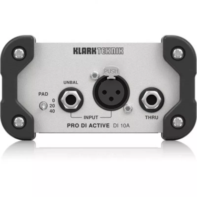 DI-Box activa Klark Teknik DI 10A 1 canal con alimentación fantasma de 48V