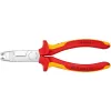 Alicates pelacables Knipex 13 46 165 rojo, amarillo
