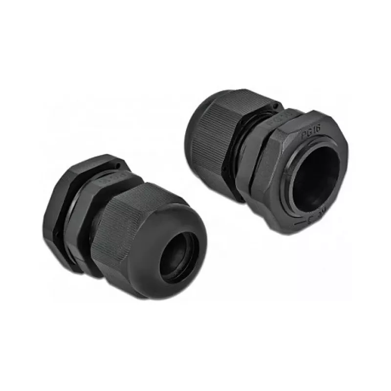 Prensaestopas DeLOCK 60218 negro plástico 10 uds.