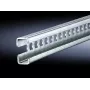 Guía de rack Rittal 4946.000 — acero, plata, profundidad 955 mm, pack de 6