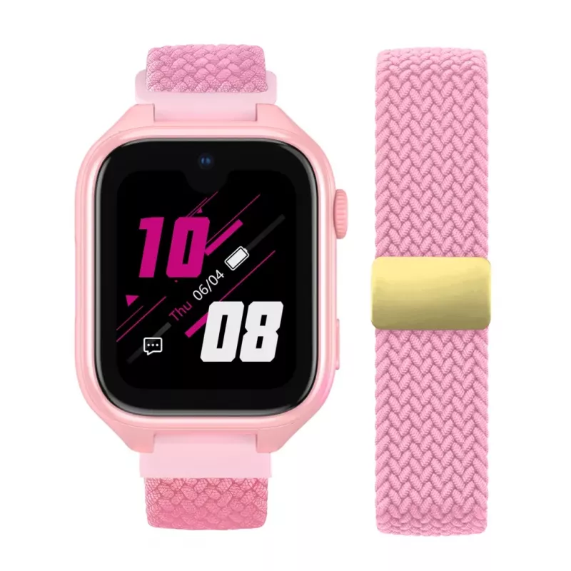 Smartwatch Stelio Junior Pro AI 4G ST-SWJ102-PK — reloj infantil 4G, rosa