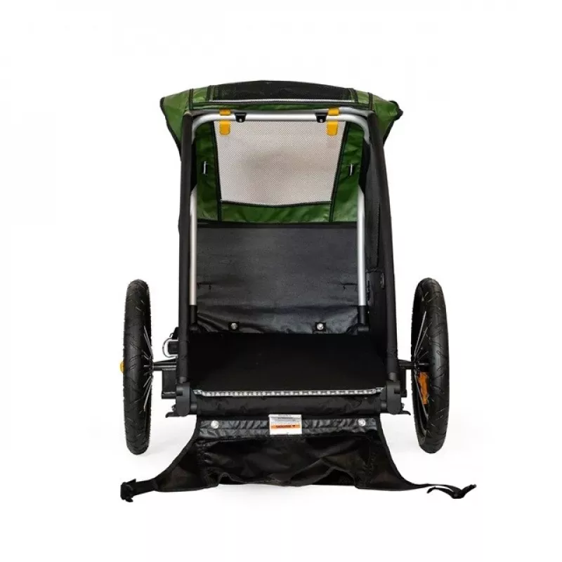 Transportín para perros BURLEY Tail Wagon BU-947108 — transportín blando para perros, negro/verde