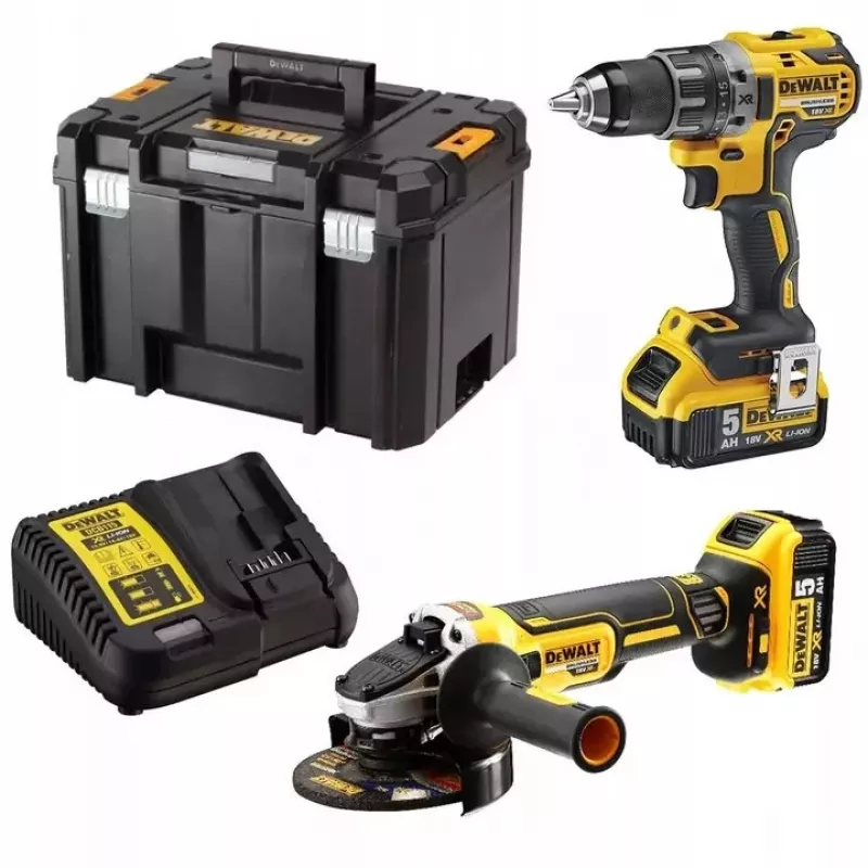 Set de herramientas a batería DeWALT 18V – set de taladrado y lijado