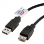 Cable alargador USB ROLINE - USB Type-A, 4 polos (macho) - USB Type-A, 4 polos (hembra)