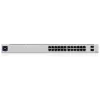 Conmutador gestionado L2/L3 Ubiquiti UniFi USW-24-POE, 24x Gigabit Ethernet (16x PoE+), 2x SFP, 1U, plateado
