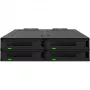 ICY DOCK - MB324V4P-B - ExpressCage - marco extraíble para 4 bahías de SSD U.2/U.3 de 15 mm para bahía de 5,25 - sistema de montaje de SSD sin herramientas