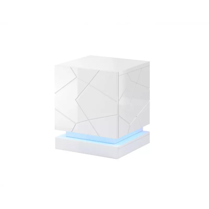 Set de iluminación de noche Cama Meble QIU — LED de superficie azul, alimentación AC, 2 uds.