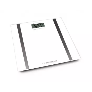Báscula de baño Esperanza Samba EBS018W – electrónica, 180 kg, blanca