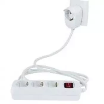 Alargador eléctrico REV 0012392114 2 m 4 tomas AC interior Blanco
