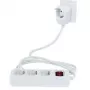 Alargador eléctrico REV 0012392114 2 m 4 tomas AC interior Blanco