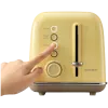 BUYDEEM Tostadora de 2 rebanadas, Modelo DT620E, Color Mellow Yellow, EU