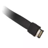 Adaptador de soporte PCI de perfil bajo Akasa USB 3.1 Type-C - negro - adaptador - digital/datos