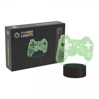 Lámpara de mesa MANTA SNL57RGB decoración de luz RGB 3D, LED RGB, efecto 3D decorativo