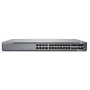 Juniper EX4100 24 puertos 10/100/1000BaseT PoE+, 4 puertos uplink 10G SFP+, 4 puertos de stacking/uplink 25G SFP28, ventiladores redundantes, 1 fuente de alimentación AC JPSU-920-AC-AFO incluida (ópticas no incluidas) con SW estándar. Conforme a TAA. (EX4100-24P)