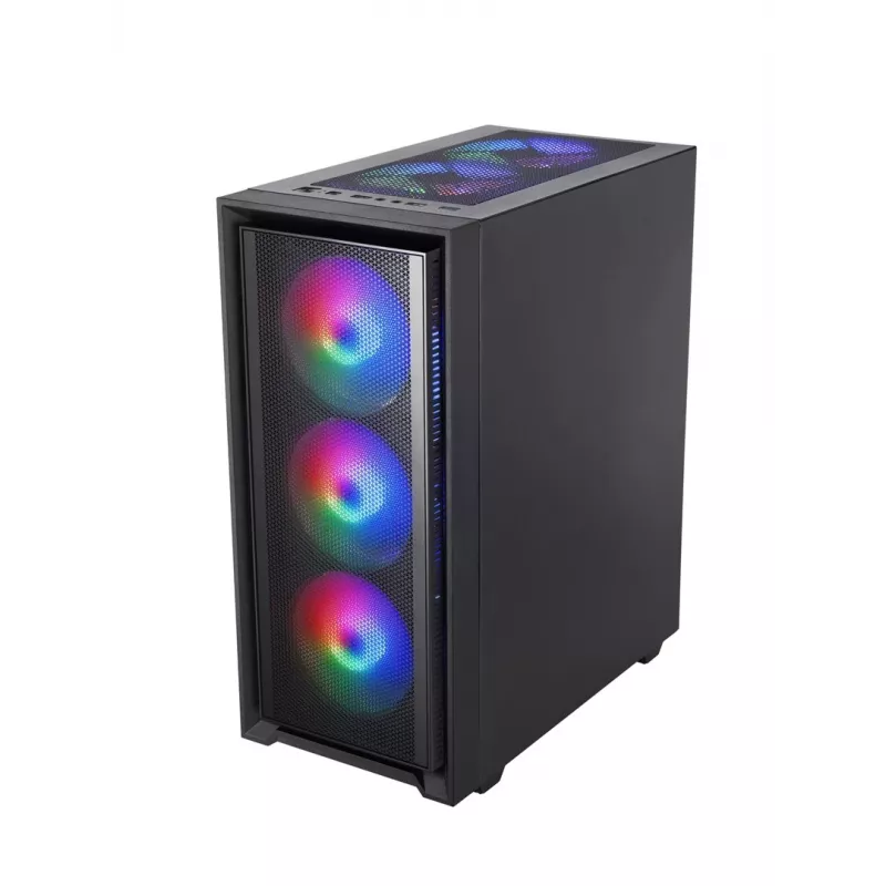 Caja de ordenador Mars Gaming MC-AIR semitorre negra
