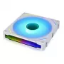 Ventilador de caja Lian Li UNI FAN SL-INF Wireless ARGB PWM de 140 mm, blanco