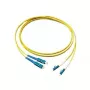Cable de parcheo dúplex de fibra óptica LC / SC monomodo, 9/125, longitud: 10 m, Good Connections® (LW-910LS)