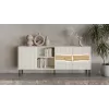 Cómoda Cama INSERTO 3D1W 190x40x80 cashmere + LED