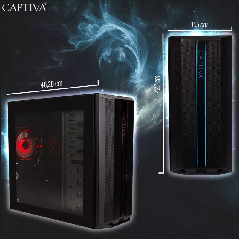 Ordenador Captiva CAPTIVA PC Advanced Gaming R92-769 Ryzen 7 5700X 32GB SSD 1TB RTX5060 Ti 8GB Windows 11 Home 64-bit