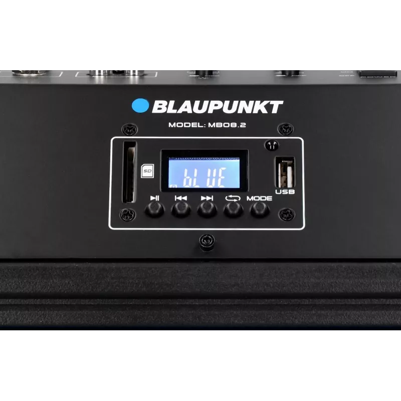 Sistema de audio MB08.2 PLL FM USB/SD/BT karaoke LED