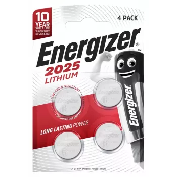 Pilas Energizer especializadas CR2025 4 uds.