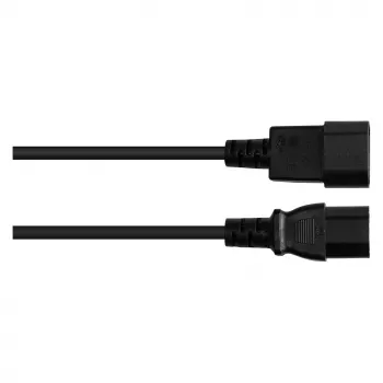 Good Connections Conector macho para dispositivos IEC – conector macho para dispositivos térmicos C14 a C15 negro 5m