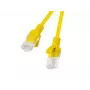 Lanberg PCU5-20CC-0025-Y Cable de red Cat.5e UTP, 0,25 m, Amarillo, pack de 10
