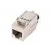 Módulo keystone Digitus CAT 8.1 RJ-45 apantallado plano blanco