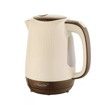 Hervidor de agua Feel-Maestro MR042 beige 1,7 L Beige, Marrón 2200 W