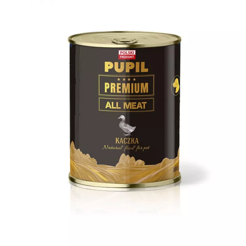 PUPIL Premium All Meat Gold pato - Comida húmeda para perros - 800g