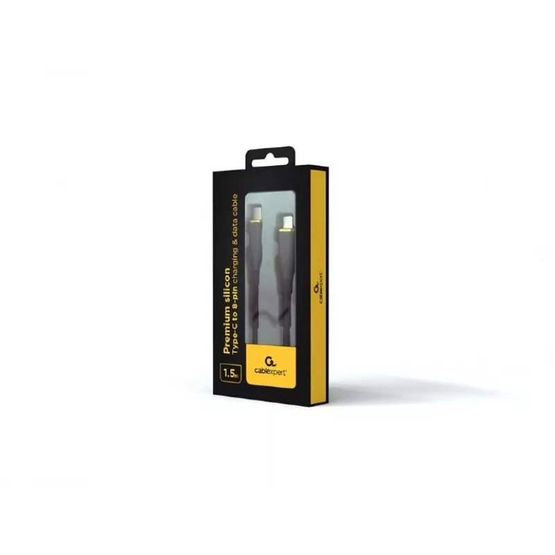 Cable Lightning GEMBIRD CC-USB2S-CM8PM-1.5M-BK, 1,5 m