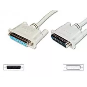 Cable de extensión D-Sub25/M - D-Sub25/H Digitus AK-610201-100-E