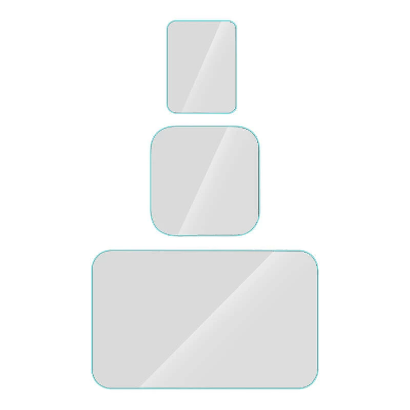 Protector de pantalla Puluz 3 en 1 cristal templado para Insta360 Ace Pro PU951T (pack de 3)