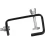 Gancho teatral EUROLITE TH-51S negro acero — hardware de escenario, estructura de acero