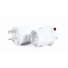Gembird A-AC-EUFUKM-01 adaptador de red AC, toma Schuko UE a enchufe UK, 13 A