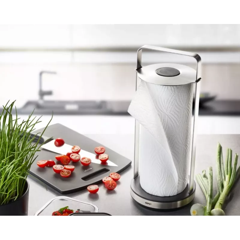 Portapapeles GEFU SMARTLINE G-15702 – De sobremesa, con detalles de acero inoxidable