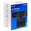 Webcam Savio CAK-06 3840 x 2160 píxeles USB negra