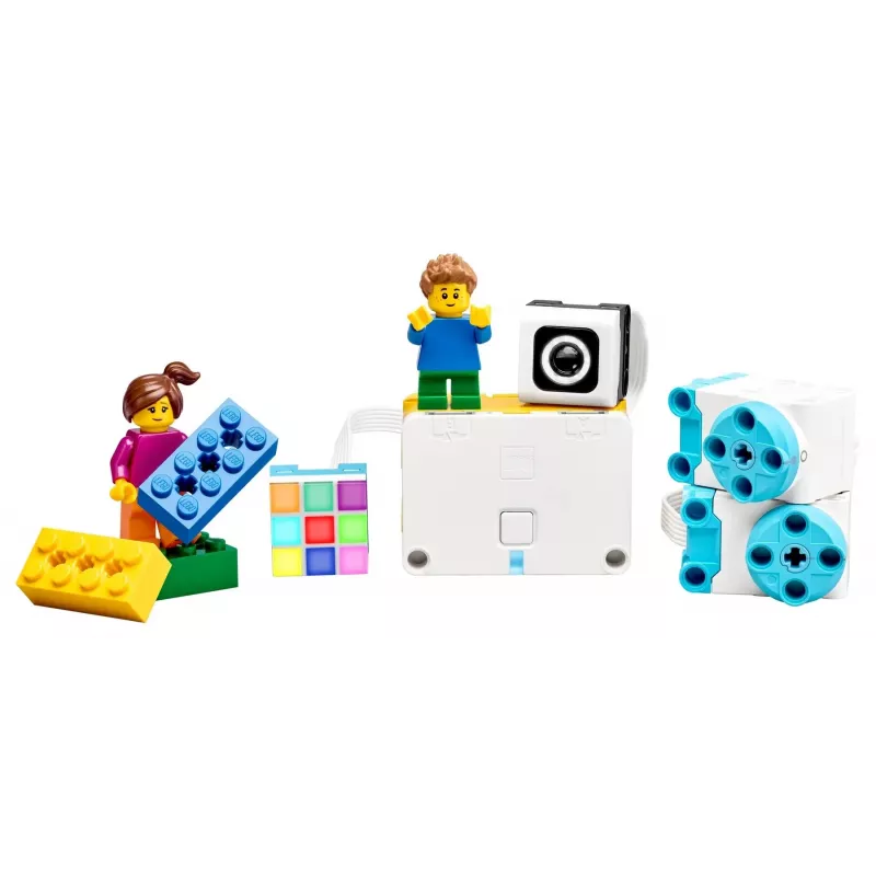 LEGO Education SPIKE Essential Set A+ 45345 – set de construcción de robótica educativa y programación, 449 elementos, a partir de 6 años