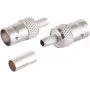 Adaptador de vídeo/audio BNC ShiverPeaks 98807-3 para cable RG58 U, terminación crimp