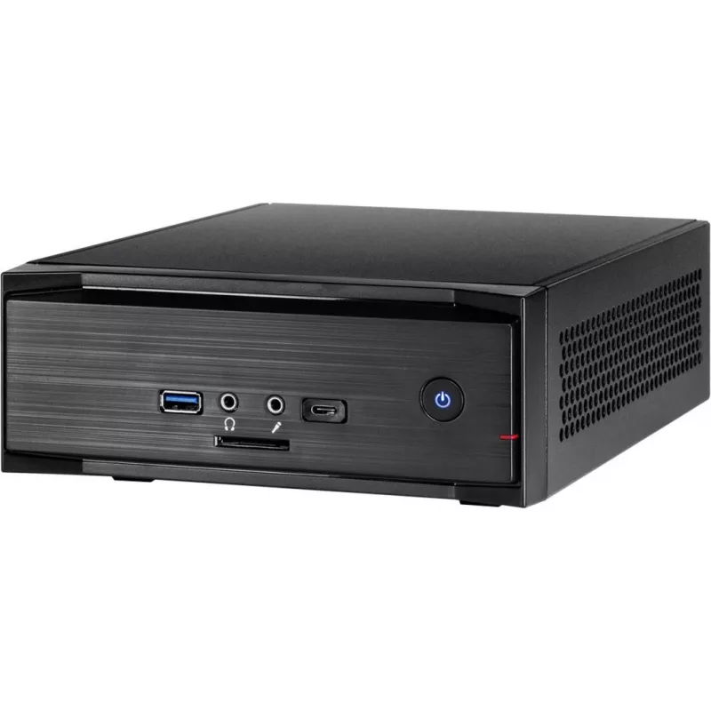 Carcasa Inter-Tech MW-01 II Mini-ITX, USB 3.0 (tipo A+C) negra, lector de tarjetas (88881244)