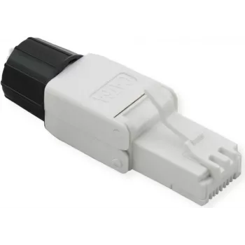 ROLINE Conector RJ-45 montable en campo Cat.6A (Class EA), UTP, Blanco (21.17.0324)