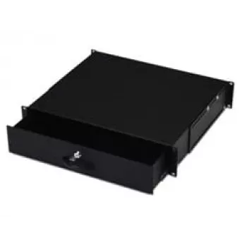 Cajón con soporte para teclado y almacenamiento de documentos Digitus DN-19 KEY-2U-SW