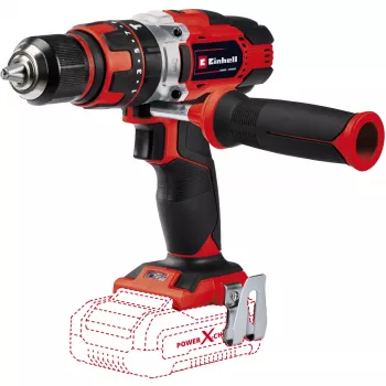 Einhell TE-CD 48 1500 rpm portabrocas de cambio rápido 1,41 kg negro, rojo