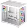 Carcasa de PC DeepCool CG530 4F WH Midi Tower blanca