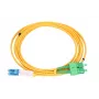 Latiguillo Extralink SC/APC - LC/UPC monomodo dúplex G.657.A1 3mm 1m