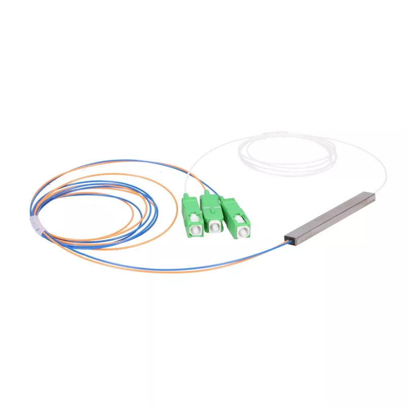 Splitter de cable Extralink Splitter 1:2 PLC SC/APC 900µm 1m blanco
