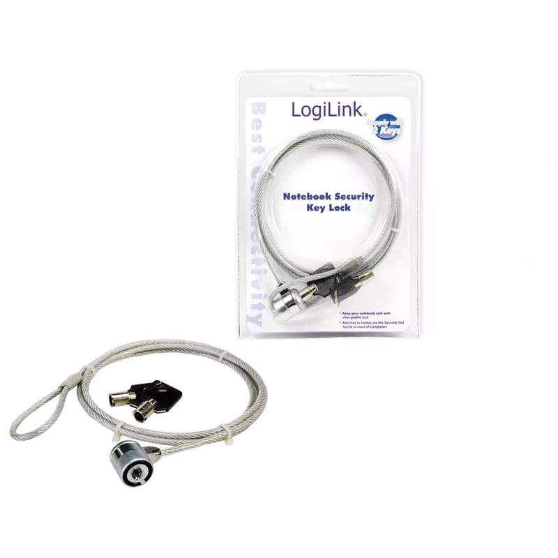 Candado de seguridad para portátil LogiLink nbs003 1,5 m
